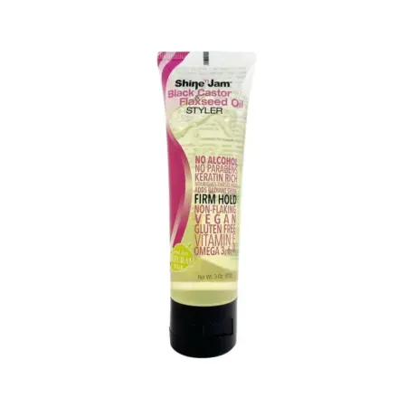 Ampro Shine'n Jam Black Castor & Flaxseed Oil Styler 85gr