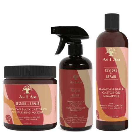 As I Am Jamaican Black Castor Oil Moisture Fix Bundle