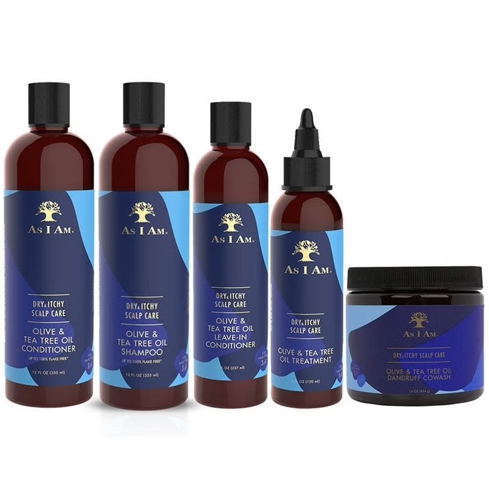 As I Am Dry & Itchy Scalp Tea Tree Complete Bundle Set of 5 As I Am Dry & Itchy Scalp Tea Tree Complete Bundle Set of 5