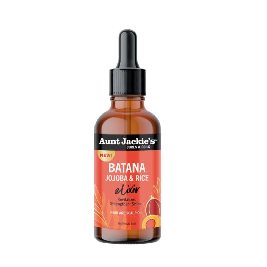 Aunt Jackie’s Curls & Coils Batana, Jojoba & Rice Elixir Hair and Scalp Oil 59ml Aunt Jackie’s Curls & Coils Batana, Jojoba & Rice Elixir Hair and Scalp Oil 59ml