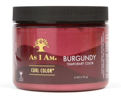 As I Am Curl Color Temporary Gel - Burgundy 170g