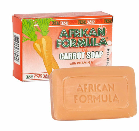 African Formula Carrot Soap with Vitamin A 85Gr