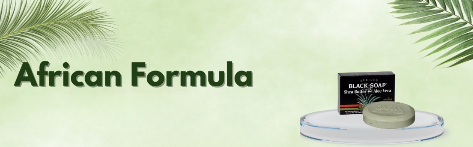 African Formula Black Soap Cocoa Butter with Vitamin E 100Gr