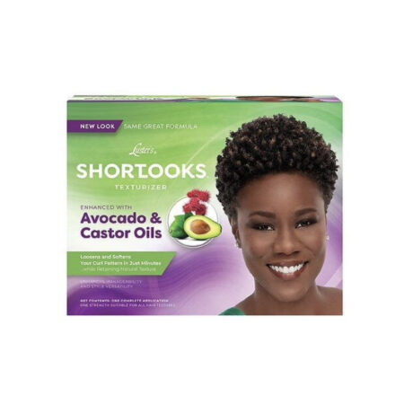 Pink ShortLooks Hair Texturizer Kit No-Lye