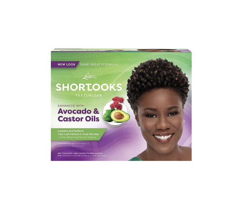 Pink ShortLooks Hair Texturizer Kit No-Lye