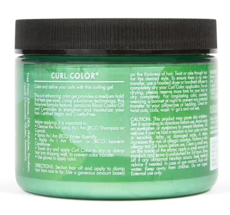 As I Am Curl Color Temporary Gel - Jade Green 170g