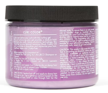 As I Am Curl Color Temporary Gel - Lilac 170g