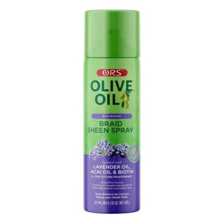 ORS Olive Oil Braidzone Braid Sheen Spray for Hair & Scalp Nourishment 421ml