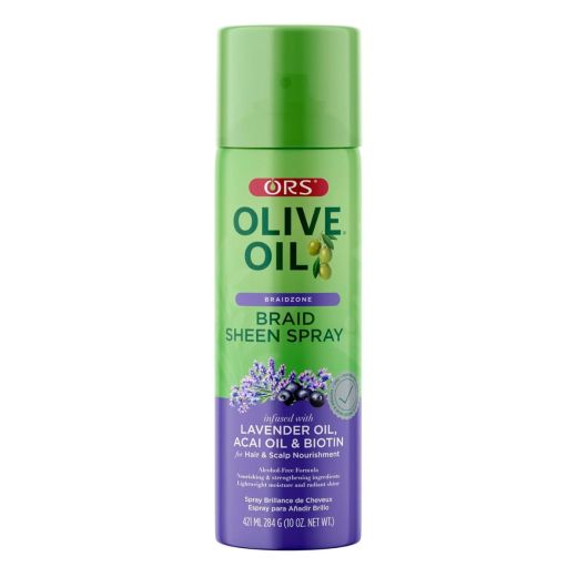 ORS Olive Oil Braidzone Braid Sheen Spray for Hair & Scalp Nourishment 421ml ORS Olive Oil Braidzone Braid Sheen Spray for Hair & Scalp Nourishment 421ml