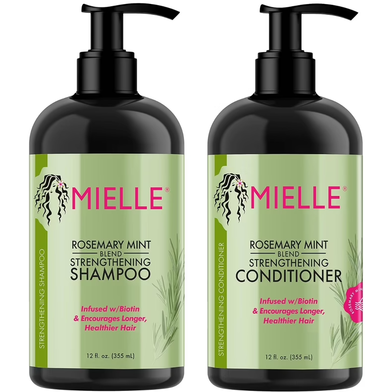 Mielle Rosemary Mint Strengthening Shampoo & Conditioner Duopack 355ml