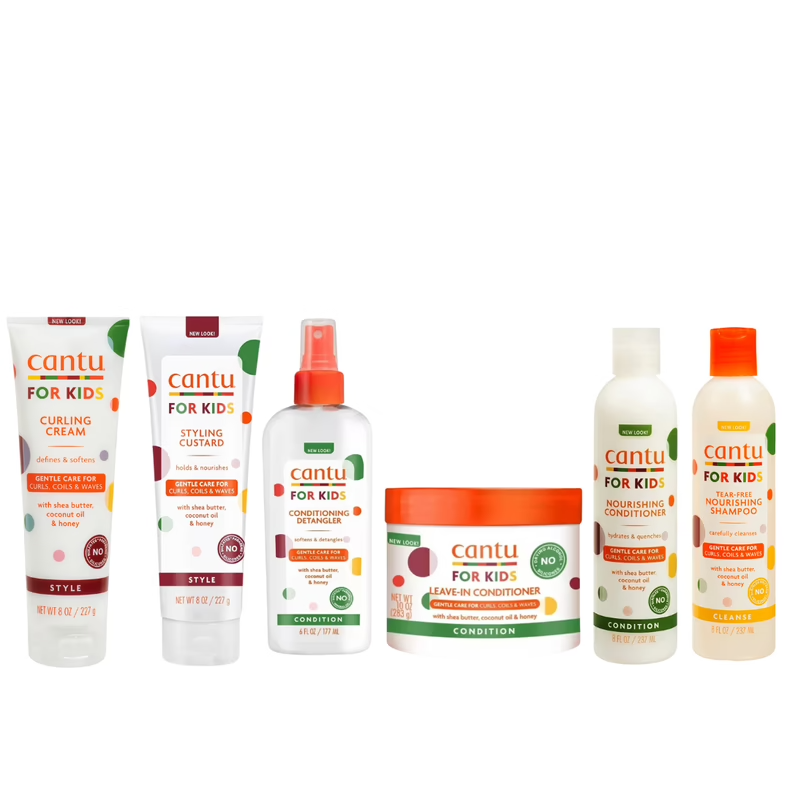 Cantu Care For Kids Complete Hair Care Set of 6