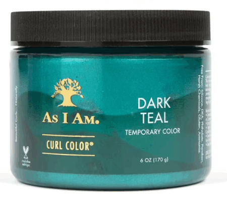 As I Am Curl Color Temporary Gel - Dark Teal Green 170g
