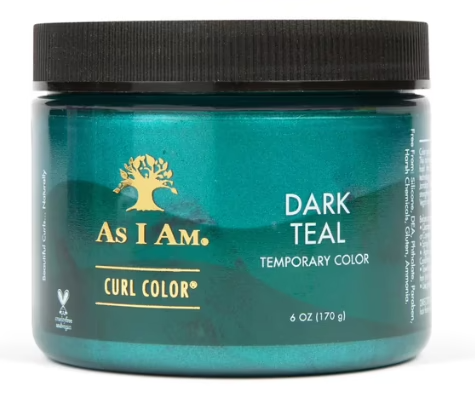 As I Am Curl Color Temporary Gel - Dark Teal Green 170g