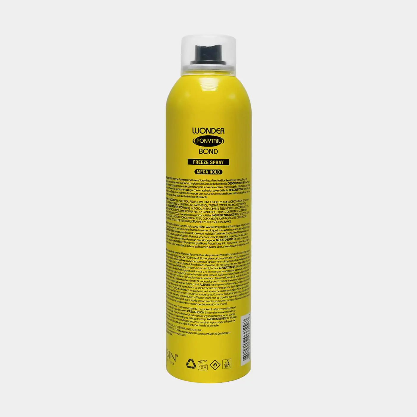 Ebin Wonder Pony Tail Spray Extra Mega (Fine Hair) 245ml