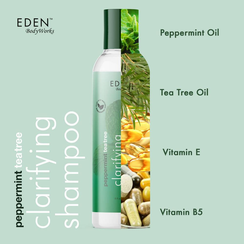 Eden BodyWorks Peppermint Tea Tree Clarifying Shampoo 235ml