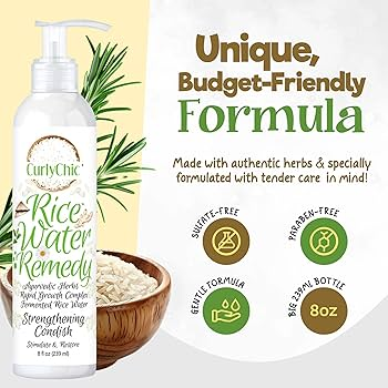 Curly Chic Ricewater Strengthening Condish 356ml Curly Chic Ricewater Strengthening Condish 356ml