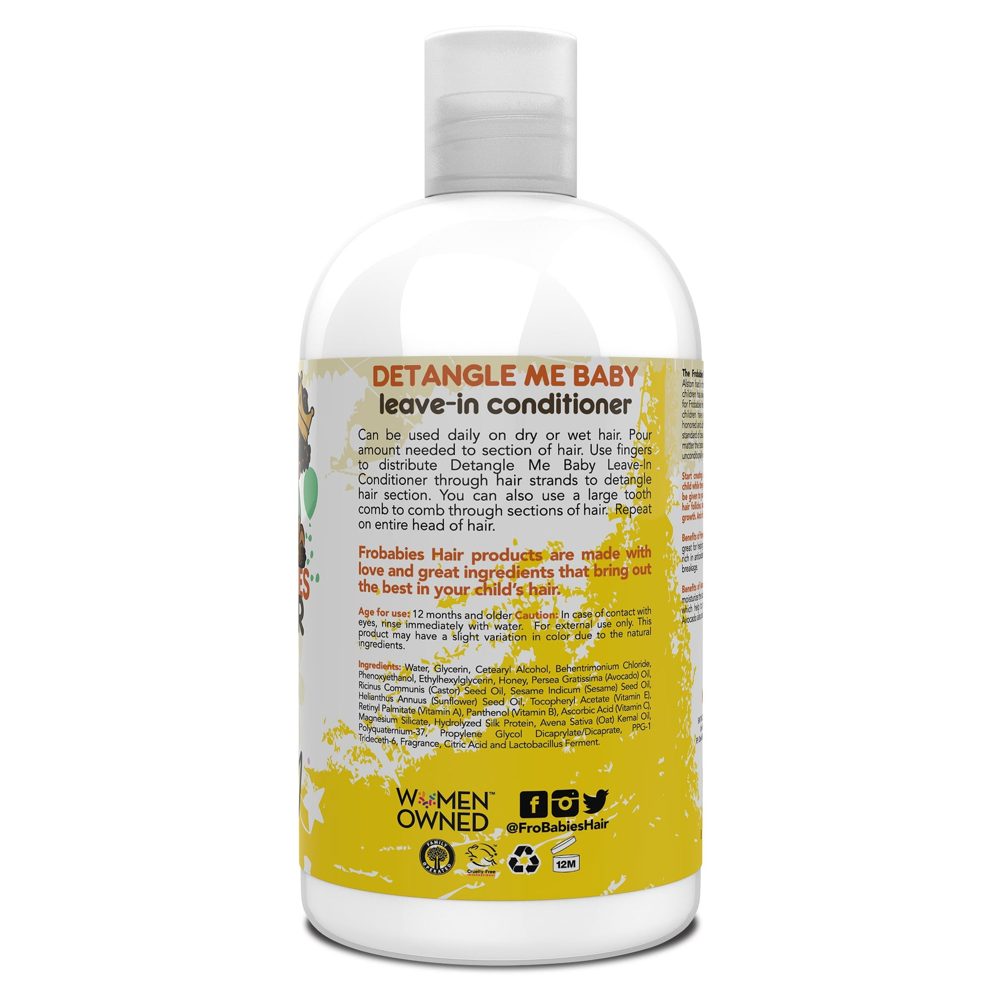FroBabies Hair Detangle Me Baby Leave-in Conditioner 355 ml