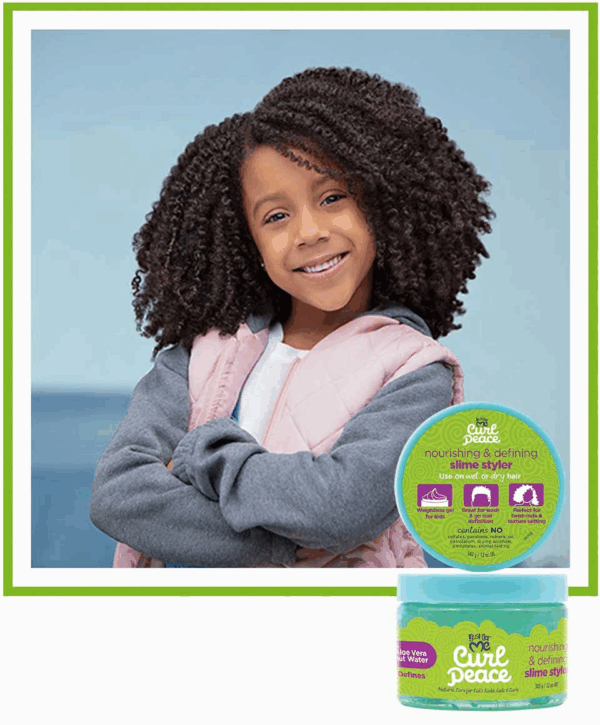 Just For Me Curl Peace Nourishing & Defining Slim Styler 340gr Just For Me Curl Peace Nourishing & Defining Slim Styler 340gr