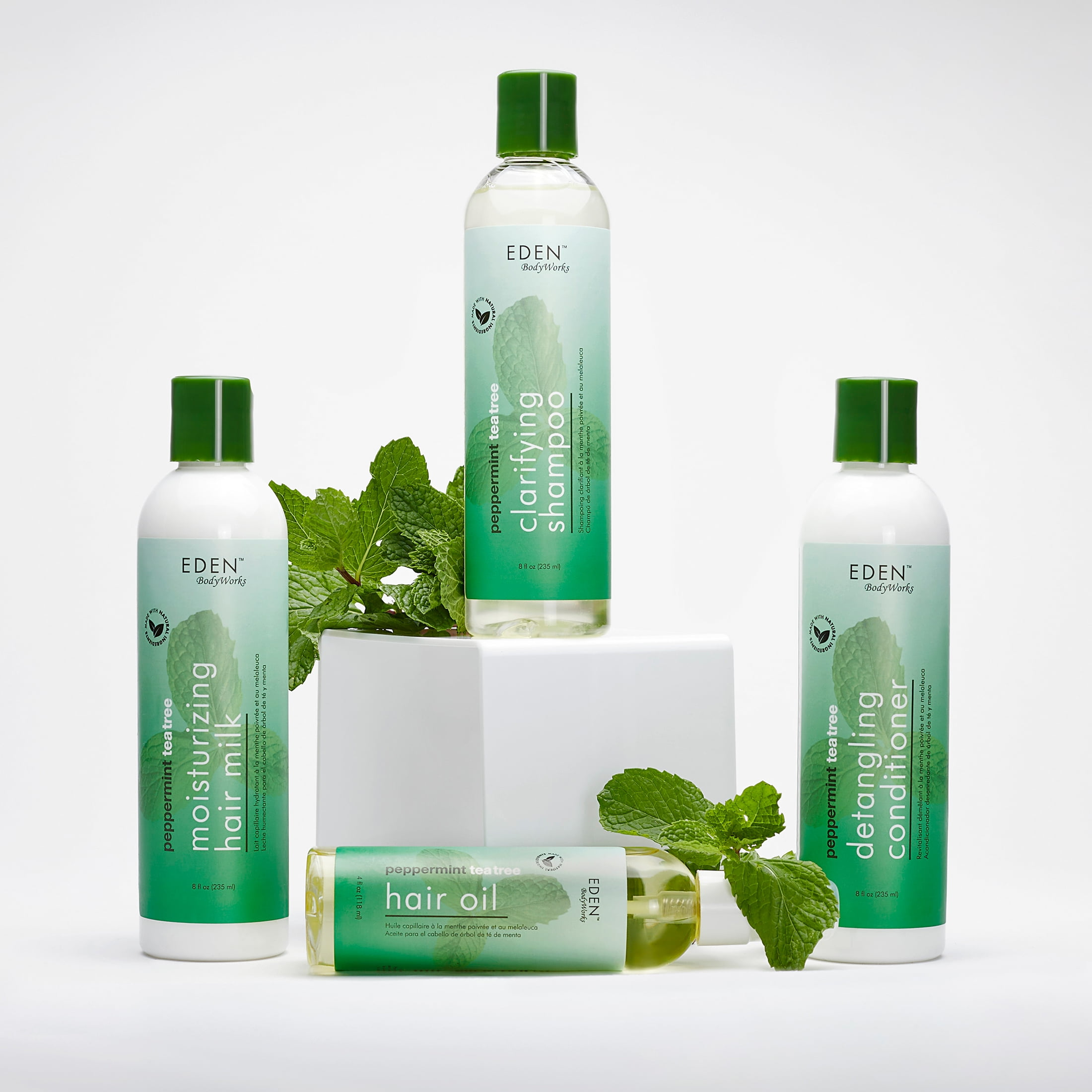 Eden BodyWorks Peppermint Tea Tree Moisturizing Hair Milk 235ml