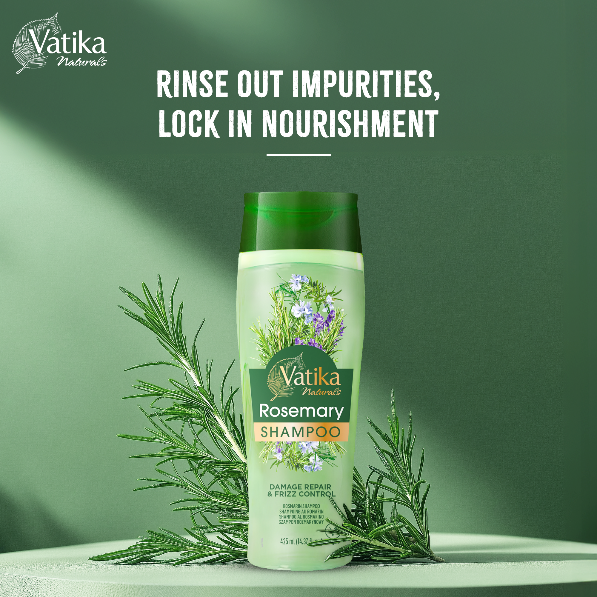 Dabur Vatika Rosemary Shampoo 425ml