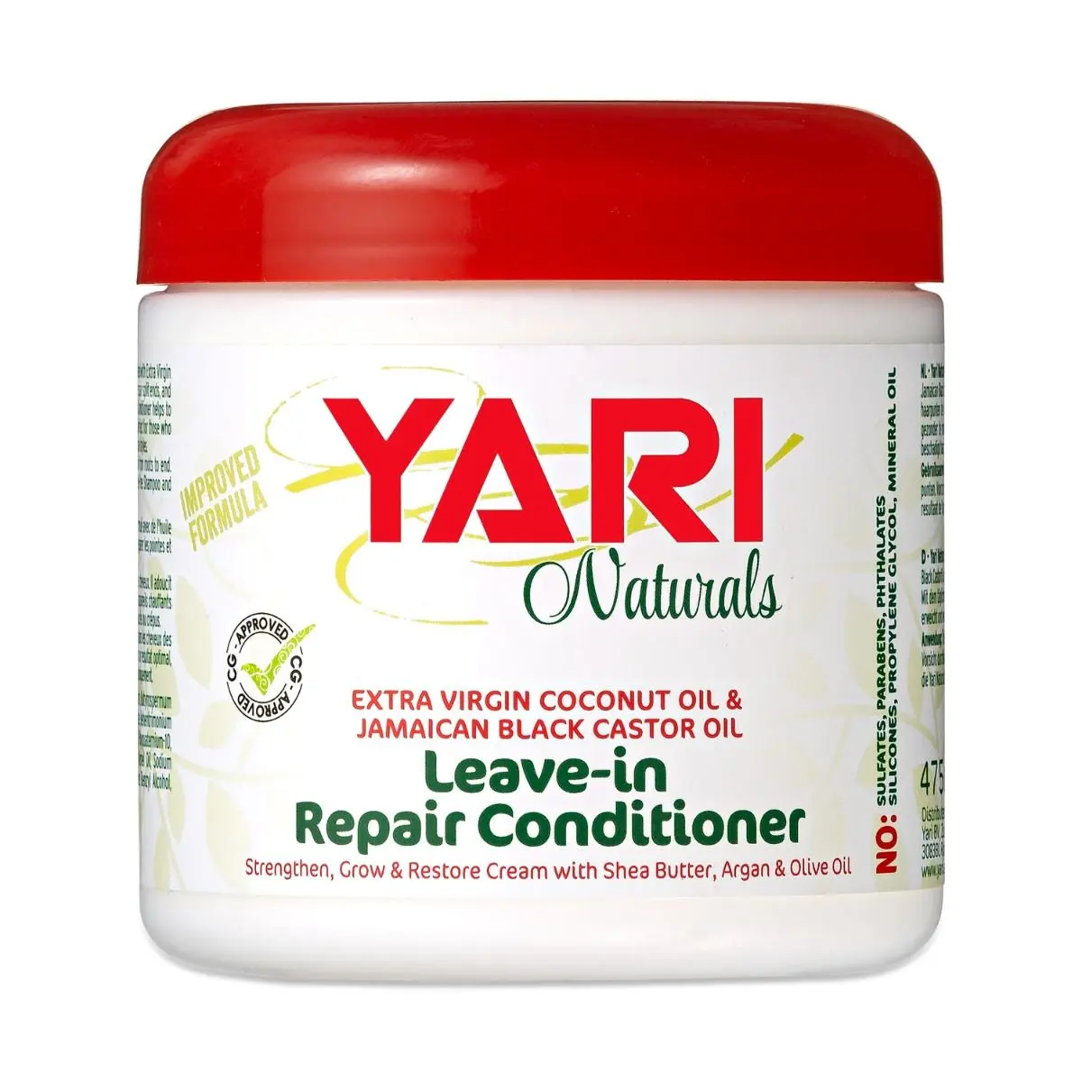 Yari Naturals Leave-in Repair Conditioner 475ml Yari Naturals Leave-in Repair Conditioner 475ml