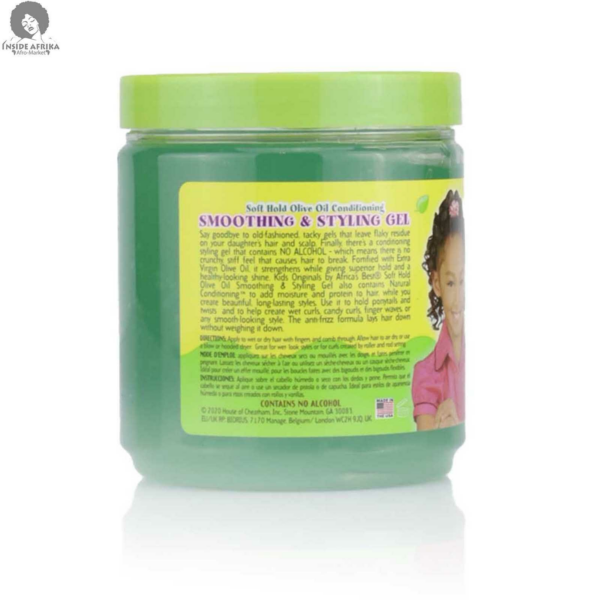Africa's Best Kids Organics Soft Hold Olive Oil Smoothing & Styling Gel 425gram Africa's Best Kids Organics Soft Hold Olive Oil Smoothing & Styling Gel 425gram