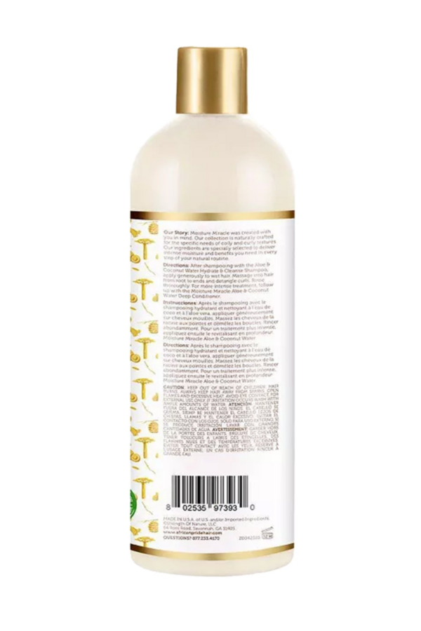African Pride Moisture Miracle Aloe & Coconut Water Conditioner 354ml