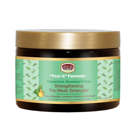 African Pride Peppermint & Rosemary Strengthening Pre-Wash Detangler 340g African Pride Peppermint & Rosemary Strengthening Pre-Wash Detangler 340g