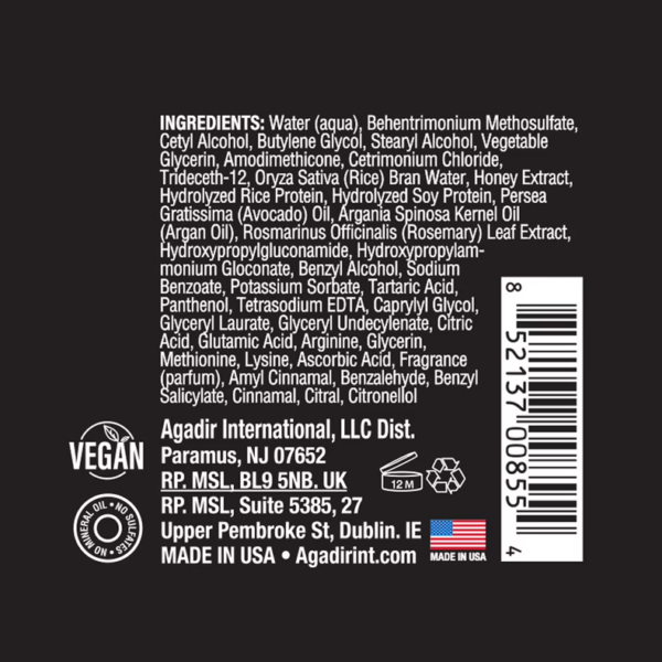 Agadir Rosemary & Rice Water Conditioning Masque 355ml