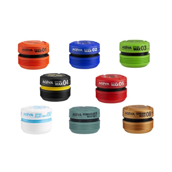 Agiva Styling Hair Wax Aqua Strong 175ml - Orange #1 Agiva Styling Hair Wax Aqua Strong 175ml - Orange #1