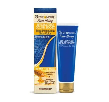 Creme Of Nature Pure Honey Color Boost Semi Permanent Hair Color - Indigo Blue