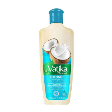 Dabur Vatika Naturals Coconut Enriched Hair Oil - Volume And Thickness - 200 ml Dabur Vatika Naturals Coconut Enriched Hair Oil - Volume And Thickness - 200 ml
