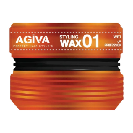 Agiva Styling Hair Wax Aqua Strong 175ml - Orange #1 Agiva Styling Hair Wax Aqua Strong 175ml - Orange #1