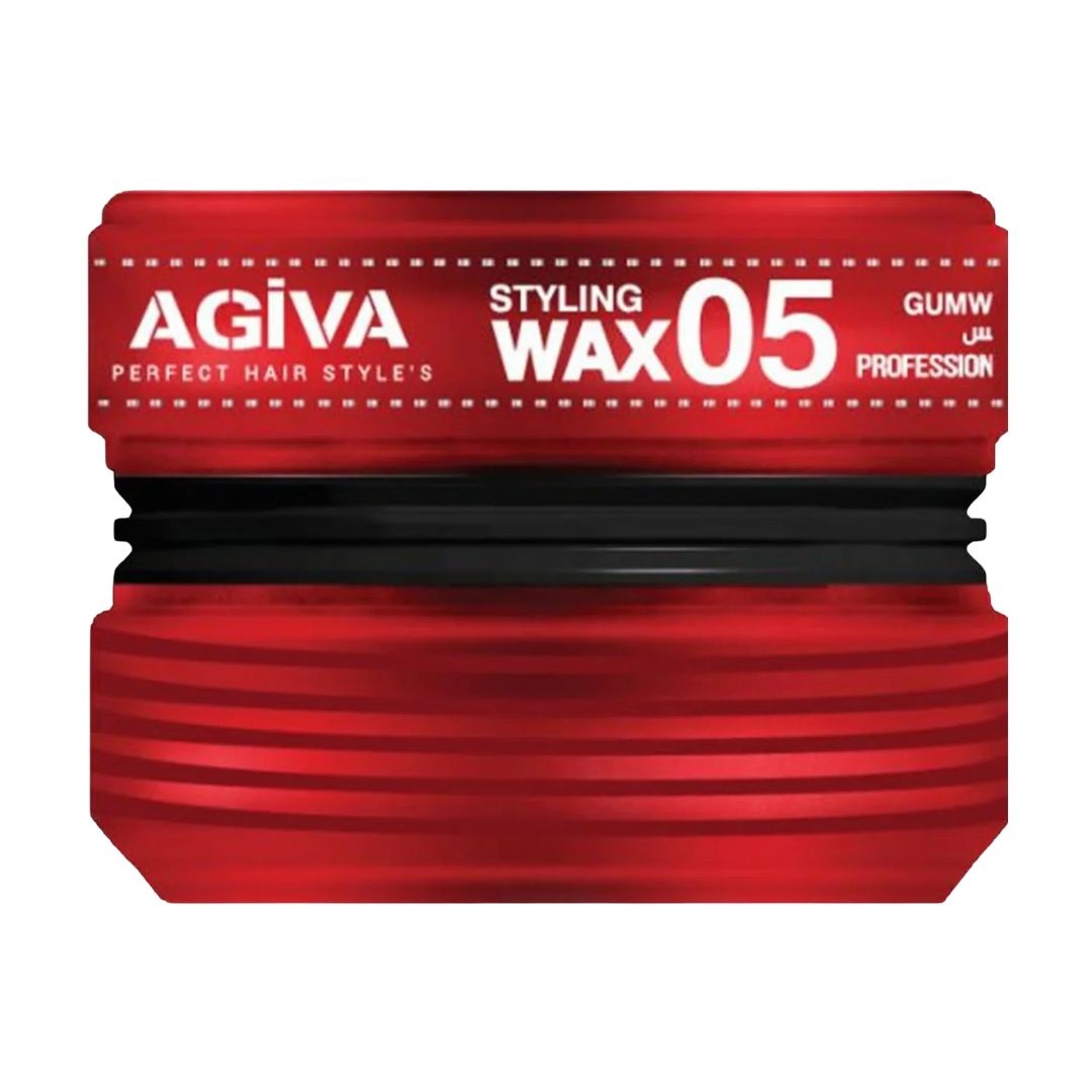 Agiva Styling Hair Wax Aqua Mega Strong 175ml - Red #5 Agiva Styling Hair Wax Aqua Mega Strong 175ml - Red #5