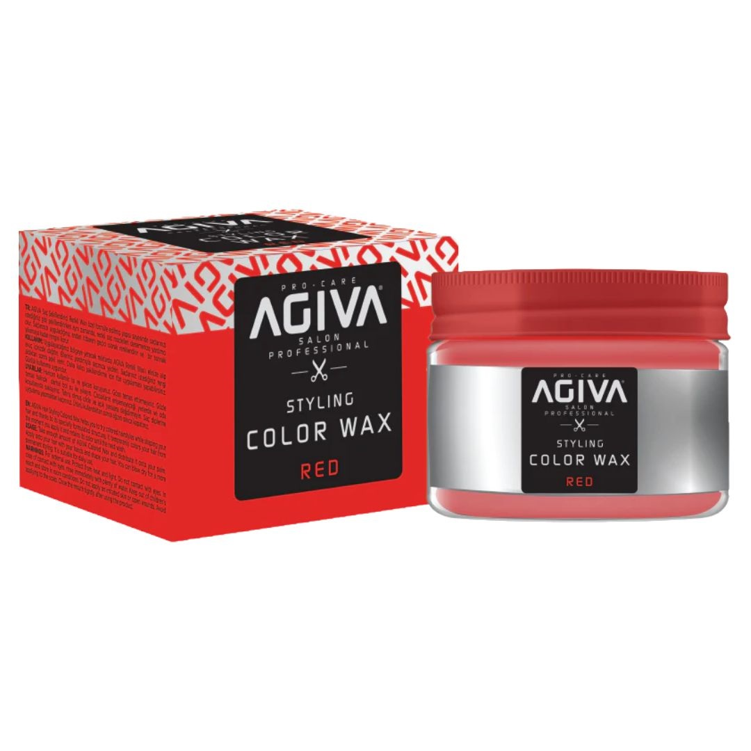 Agiva Hair Styling Color Wax Red 120ml