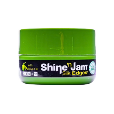Ampro Shine 'n Jam Silk Edges Olive Oil 63gram Ampro Shine 'n Jam Silk Edges Olive Oil 63gram
