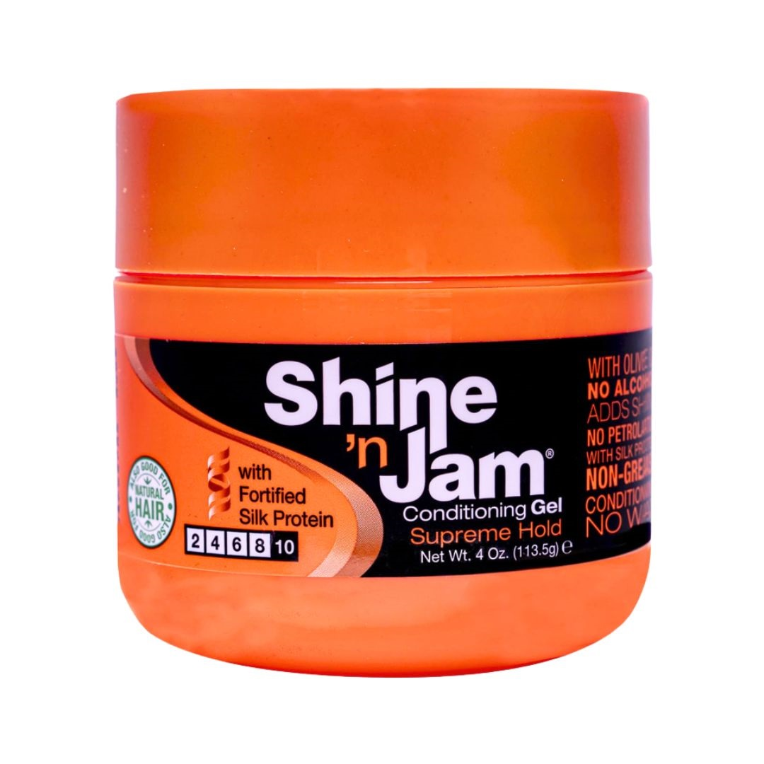 Ampro Shine'n Jam Conditioning Gel Supreme Hold 113.5gr Ampro Shine'n Jam Conditioning Gel Supreme Hold 113.5gr