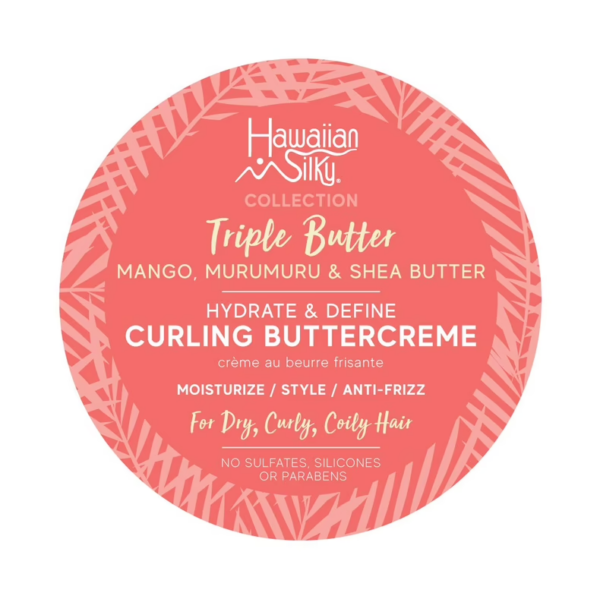 Hawaiian Silky Triple Butter Hydrate & Define Curling Buttercreme 340gr Hawaiian Silky Triple Butter Hydrate & Define Curling Buttercreme 340gr